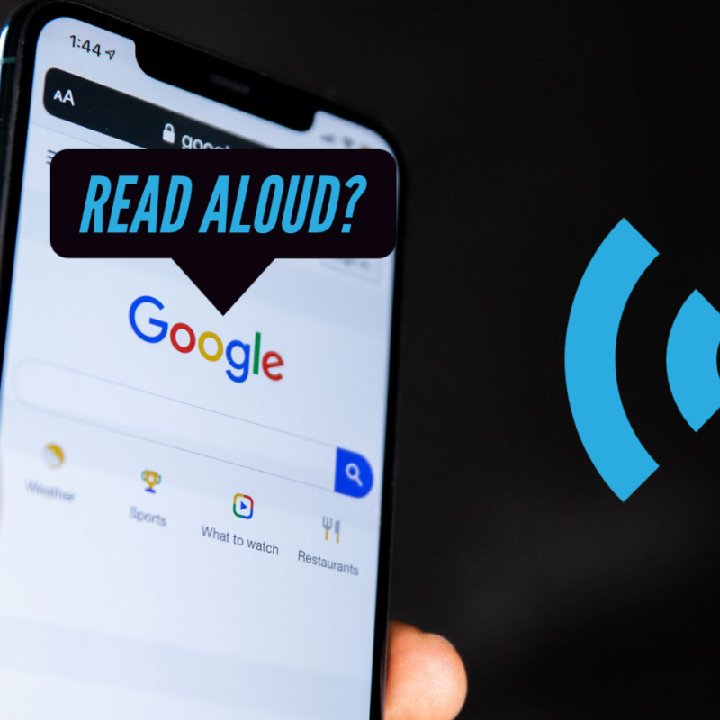 Have You Tried Read Aloud? A newer Google Assistant Feature.